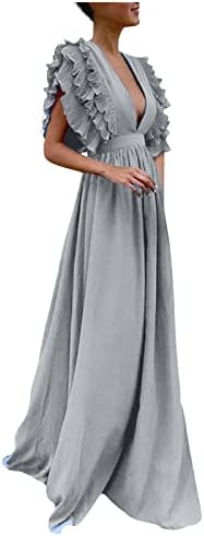 מאובק כחול שושבינה שמלות, בתוספת גודל בציר שמלת גברת חתונה אמא של יום ארוך שרוול רופף טוניקה