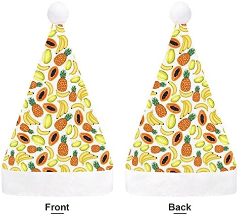 בננה אננס פירות דפוס חג המולד כובע לשנה חדשה חג מסיבת קוספליי