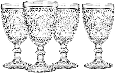 כוסות מסיבת גביע קלאסיות של Bekith, גביע כוסות יין, כוסות תה קרות, כוסות זכוכית משקאות, 12 גרם, סט של