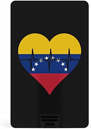 אהבה את וונצואלה ללב דופק בכרטיס הבנק USB כונני פלאש זיכרון נייד כונן אחסון מפתח 32 גרם