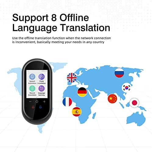 מכשיר תרגום לשפת וורמור, מכשיר מתרגם בזמן אמת 106 שפות מתורגמן דו כיווני תרגום קולי וטקסט ותמונה מתרגם