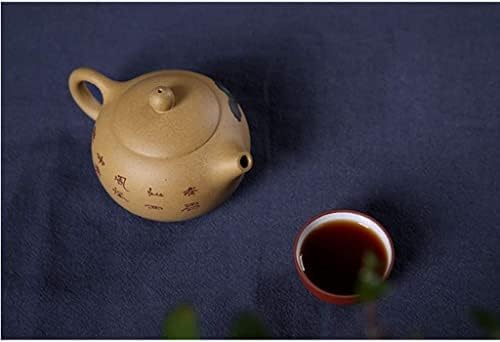 סיר תה סגול חול מודרני סיר תה בוץ בעבודת יד סיר תה תה סיר תה קומקום סיר מים למלון משרד מסעדות קומקום