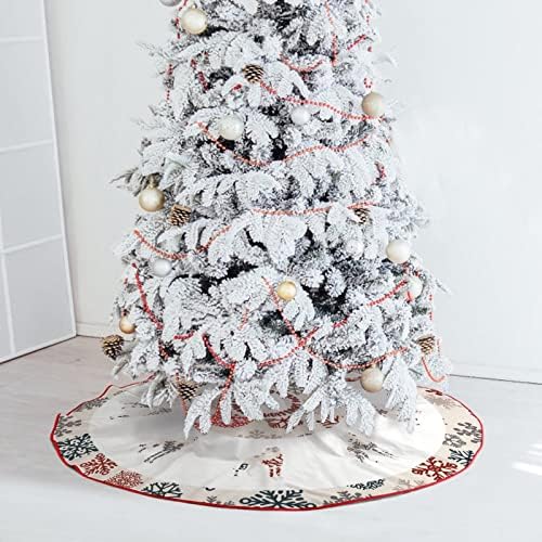 חצאית עץ עץ חג המולד של כלב חג המולד, חצאית עץ עץ חג המולד, מחצלת עץ עץ חג המולד של 30 x 30