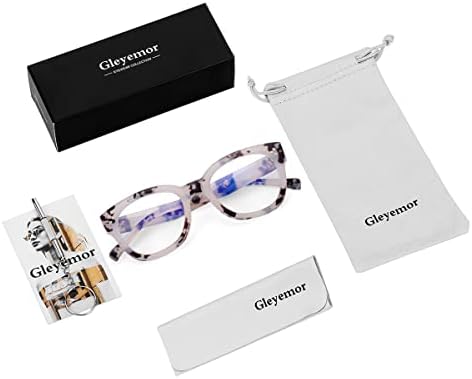 גלימור טרנדי גדול כחול אור חסימת משקפיים לנשים, גדול כיכר מסגרת מחשב משקפיים
