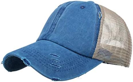 כובע בייסבול וינטג 'קלאסי לגברים נשים רשת רצועת כוונון נשייה קלה משקל קלה
