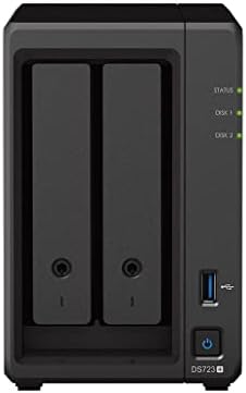 Synology DS723+ 2-Bay Diskstation NAS 8TB צרור עם 2x 4TB Seagate Ironwolf