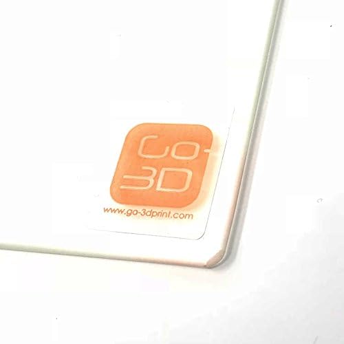 הדפסת Go-3D הדפסה 244 ממ x 264 ממ צלחת זכוכית בורוסיליקט עבור Snapmaker A250 מדפסת תלת מימד