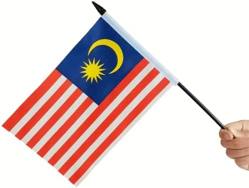 תצוגת דגל שולחן ידידות אמריקאית ומלזיה, דגל שולחן אמריקאי ומלזיה, דגל שולחן אמריקאי ומלזי דגל שולחן