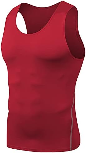 1 גופיית ספורט קיץ לגברים חולצות ייבוש מהיר גופיות דחיסת אימון גופיות שרירים גוף ללא שרוולים חולצות ל0322