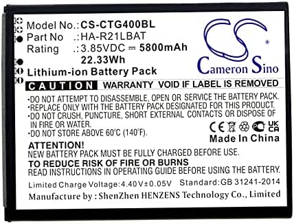 סוללת קמרון סינו עבור Casio IT-G400 P / N: HA-R21LBAT 5800mAh / 22.33Wh li-ion