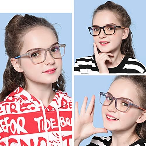 מטסון כחול אור חסימת משקפיים ילדים,מחשב משחקי טלוויזיה משקפיים עבור בני בנות גיל 7-12 אנטי לחץ בעיניים