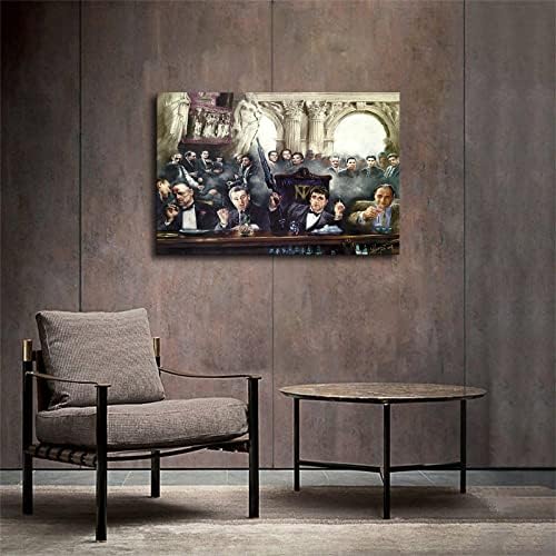 גנגסטר Scarface Sopranos פוסטרים והדפסים תמונות אמנות קיר לעיצוב חדר שינה לסלון מערה נהדרת מערה