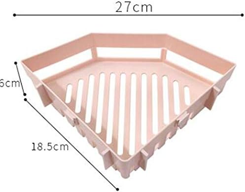 AKFRIEZWJ מארגן דלת המזווה פינתי מארגן מדף אמבטיה מארגן קיר מחזיק קיר מתלה לאחסון פינת מטבח מקלחת מדף מדף מתלה