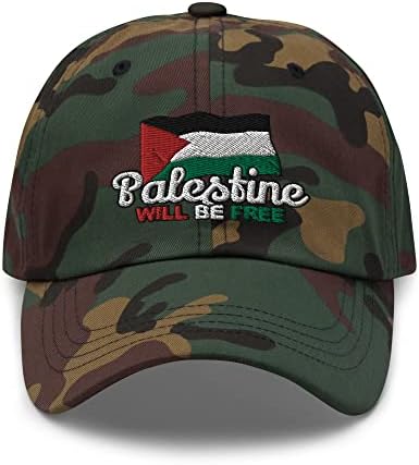 פלסטין יהיה משלוח אבא כובע, מותאם אישית רקום פלסטיני דגל בייסבול כובע
