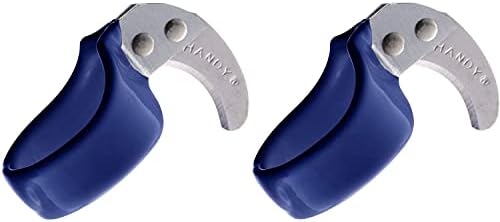 את מקורי שימושי בטיחות סכין-2-חבילה - שירות טבעת סכין עבור אצבע עם חד, מעוקל להב - טבעת גודל 11-כחול-סטנדרטי