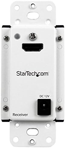 StarTech.com לוח קיר מעל מאריך חתול 5 עם כוח על כבל - ערכת מאריך וידאו אודיו חתול 5 או חתול 6-1080