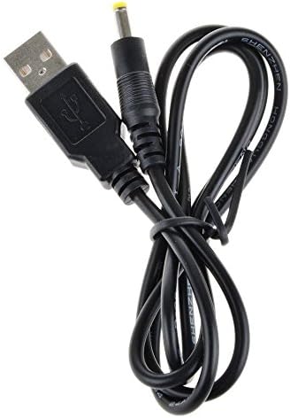 BestCch 2ft כבל טעינה USB מחשב מחשב נייד מטען DC כבל חשמל עבור Emerson EM229 אוזניות Bluetooth אלחוטיות