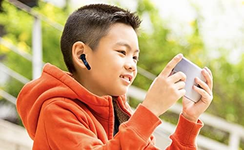 Ekids Batman Bluetooth אוזניות עם מיקרופון, אוזניות אלחוטיות לילדים עם מארז טעינה לניצני אוזניים, למעריצי מתנות
