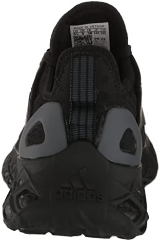 נעל ריצה של אדידס אינטרנט, שחור/שחור כחול מתכתי/אפור, 3.5 ארהב יוניסקס ילד קטן