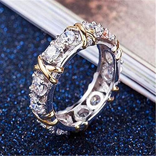 טבעת נישואין של נישוב לנשים צולבות כסוף טבעות טבעות תכשיטים מלאות טבעות