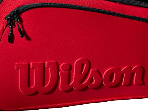 וילסון קלאש וי 2 סופר סיור טניס מחבט תיק-אדום