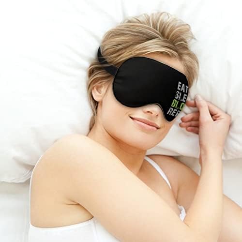 אכלו מסכת שינה חוזרת על גוש שינה עם רצועה מתכווננת כיסוי עין רכה כיסוי עיניים לטיול להירגע תנומה