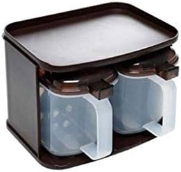 קופסת תיבת UXZDX - קופסאות תיבול מטבח ביתיות מארזת אריזת תיבול פלסטיק
