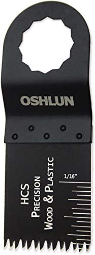 Oshlun MMS-1010 1-1/3 אינץ 'דיוק יפן HCS מתנדנד להב לתיק עבור Fein Supercut ו- Festool Vecturo, 10-Pack