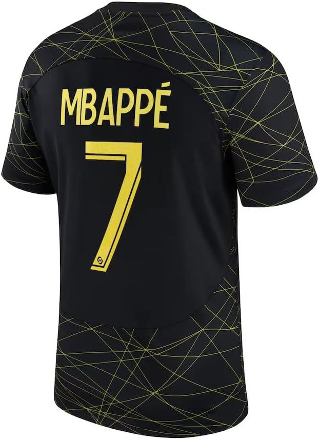 Mbappe 7 פריז סן-ז'רמן גופיית הכדורגל הרביעית 2022/23