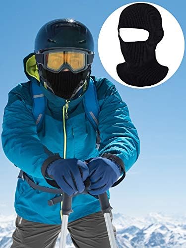 וילבונד 2 חתיכות 1-חור סרוג סקי מלא פנים כיסוי למבוגרים חורף גרב עבור חיצוני ספורט