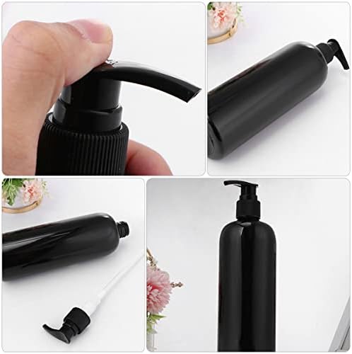 Cabilock Plasitic Shampoo Shampoo Wash אחסון בקבוקים שחור בסגנון שחור לסחיטת שמנים סחיטה מתקן זרימת משנה