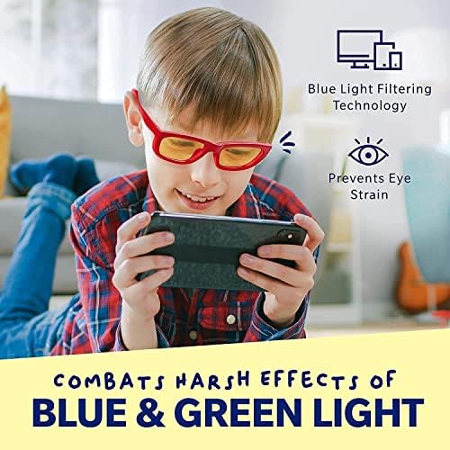 משקפי שמש ואביזרי משחקים לילדים בשעות היום הטובים ביותר-ניתן לכיפוף, ללא מרשם, חוסמי אור כחול לזמן