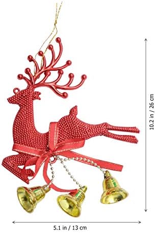 פעמוני צבי חג מולד פלטל תליון קישוטים לקישוטים לקישוטים לעץ חג המולד קישוטים לחג המולד קישוטים לחג
