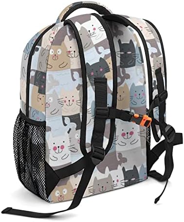 בתולת ים חתול חמודה תרמילי נסיעות אופנה תיק כתף קל משקל קל לכיס רב-כיס לקניות עבודה בבית הספר