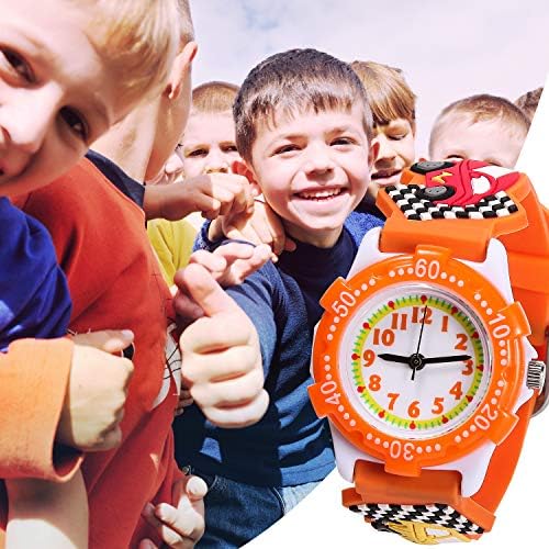 שעון עמיד למים לילדים, שעוני ילדים מצוירים חמודים בגודל 3 ד ' עם מספרים ומצביעים קלים לקריאה, הם המתנות