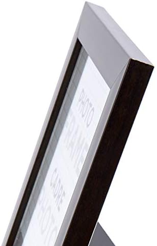 Truu Design מסגרת גלריית תמונות מוצקה מודרנית-זמנית, 8 x 10, חום כהה