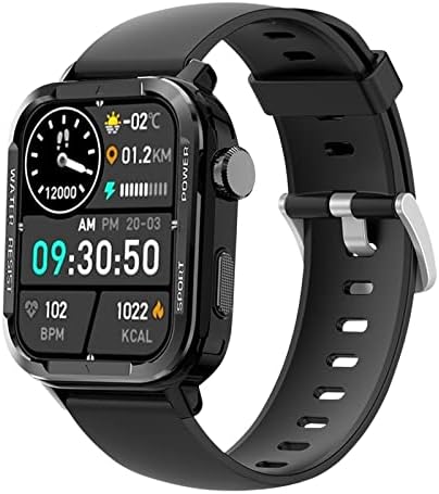 Yeahitch Smart Watch 1.85 אינץ 'בהבחנה גבוהה מסך מלא שיחת Bluetooth שיחה מספר בדיקות בריאות משחקים