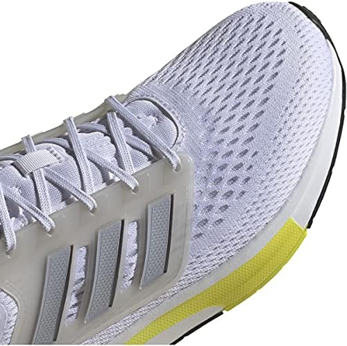 Adidas Mens EQ21 נעלי ריצה ריצה, לבן כסף לבן-כסף כחול רויאל כחול, 11