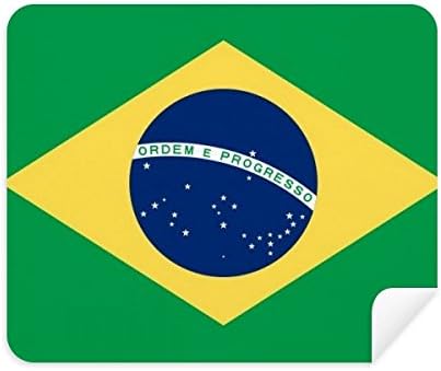 ברזיל לאומי דגל דרום אמריקה המדינה ניקוי בד מסך מנקה 2 יחידות זמש בד