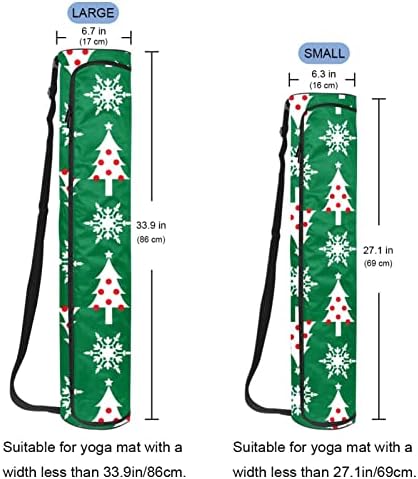 עץ חג המולד יוגה מחצלת תיק עם רצועת כתף יוגה מחצלת תיק חדר כושר תיק חוף תיק