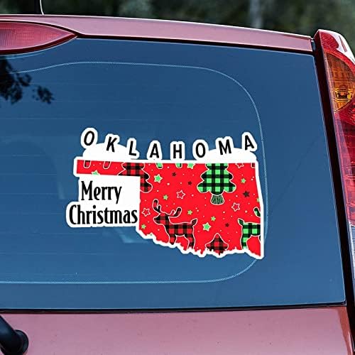 מדבקות לחג המולד אוקלהומה מדבקות מדינה ביתיות עכבר