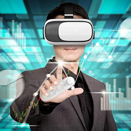 מציאות מדומה 3 משקפי מציאות מדומה לטלפונים ניידים עם משקפי מגן המתאימים לסרטים עם שלט רחוק