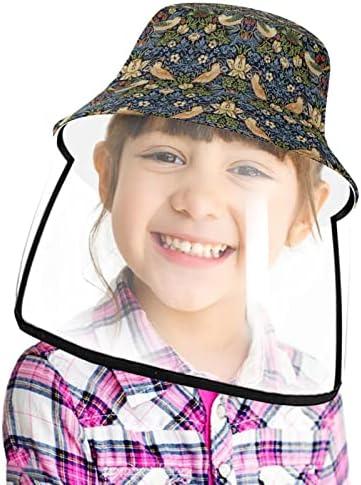 כובע מגן למבוגרים עם מגן פנים, כובע דייגים נגד שמש, וינטג 'פרחוני