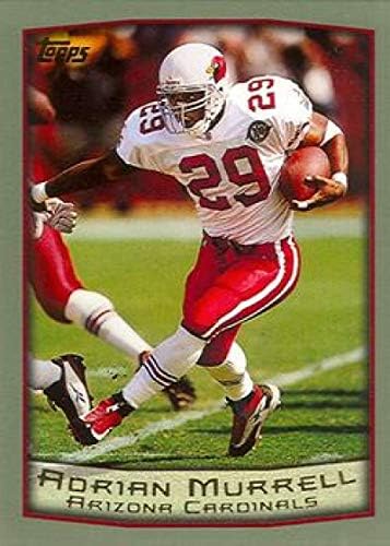 1999 Topps כדורגל 2 אדריאן מורל אריזונה קרדינלס כרטיס מסחר רשמי של NFL מחברת Topps