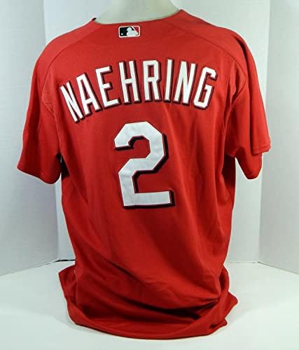 2003-06 סינסינטי אדומים טים נאהרינג 2 משחק משומש ג'רזי אקס ST BP 50 DP16585 - משחק משומש גופיות MLB