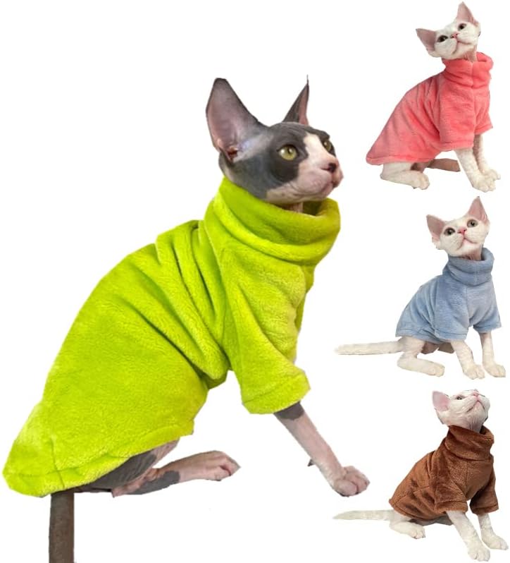 קפוצ'ונים של צמר כלבים סוודר חתולים בגדים חמים חורפים הביתה בגדי כלבים חורפיים נוחים לכלבים קטנים סגולים