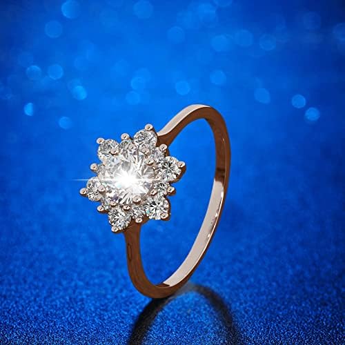 טבעות עבות לנשים נסיכה לנשים נסיכת יהלום טבעת כלה טבעת נישואין זוג מבטיחים טבעת אירוס