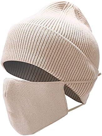 2 חלקים כובע כפה חורפית כובע פנים מסכת פנים חורף כובע גולגולת כובע כובע פנים מתכוונן כפה לגברים נשים
