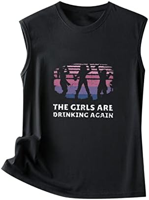 בנות חולצות בכושר רופף קיץ סתיו סתיו סתיו שרוולים כותנה טרנדית קרוואק נגד צוואר חולצת אפוד גרפית גרפית