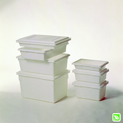 מוצרים מסחריים של Rubbermaid קופסת אחסון מזון/תיק למסעדה/מטבח/קפיטריה, 5 ליטר, לבן